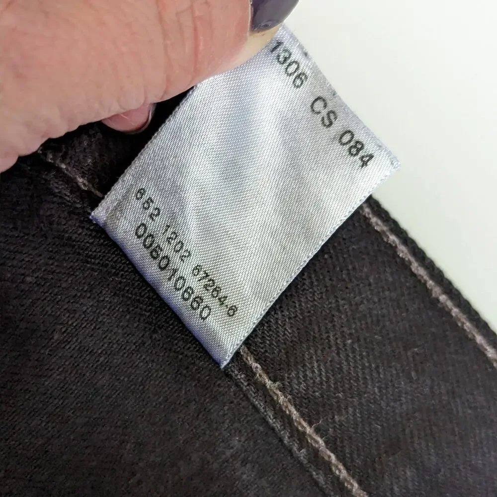Vintage Y2K Levi 501 Jeans Black Faded Colombia Button Fly Mens 40 Pant Denim